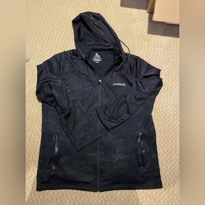 Virus xl black tech camo full zip biofleet hoodie mens